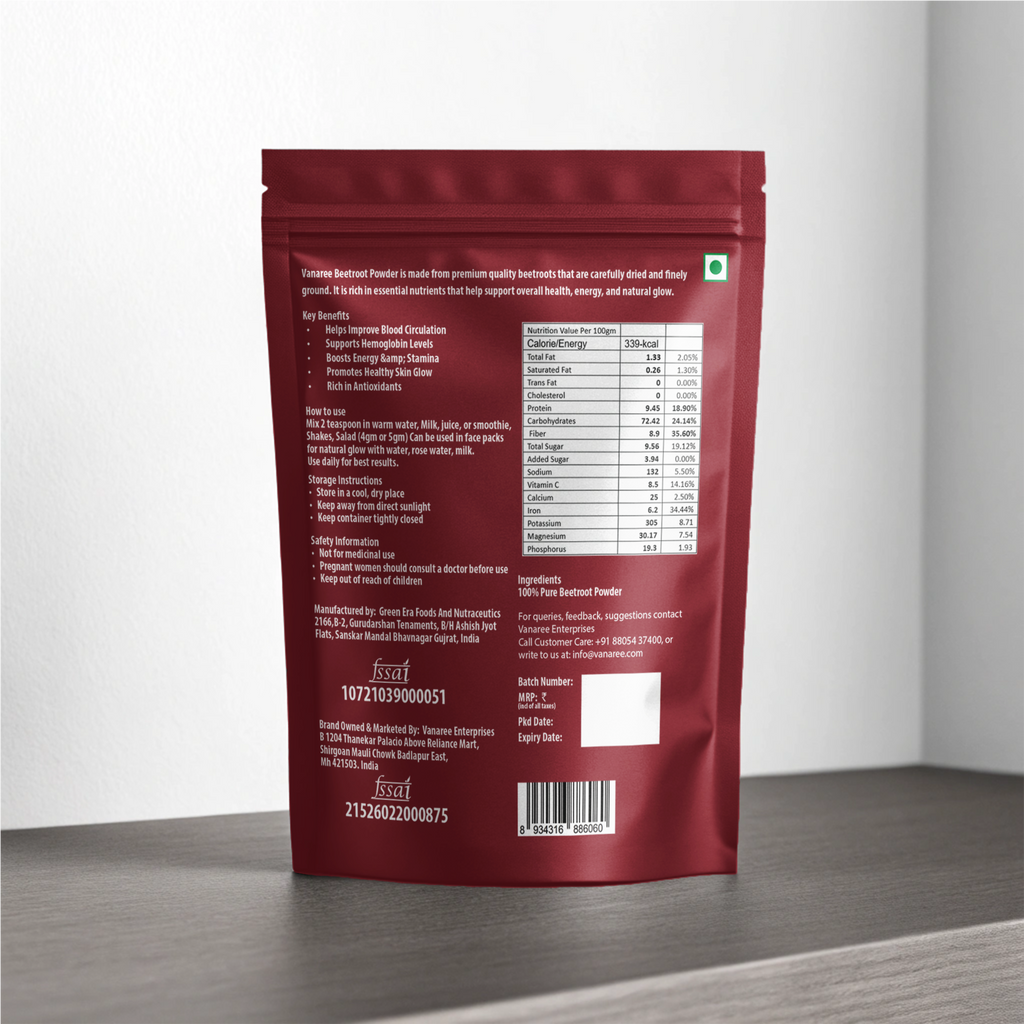 Beetroot Powder 100% Pure & Natural