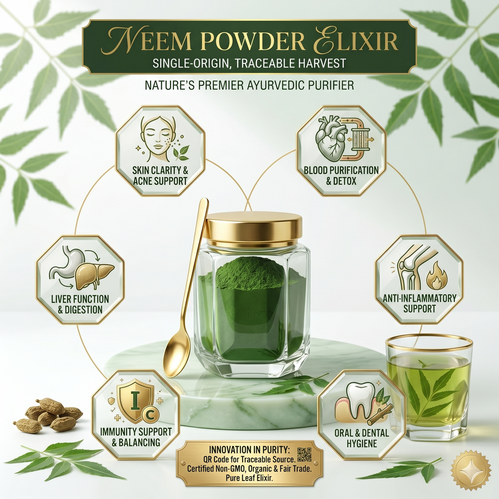 Neem Leaf Powder 100% Pure & Natural